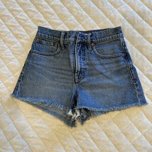 Madewell Classic Blue Jean Shorts